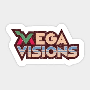 Mega Visions Logo - Red Sticker